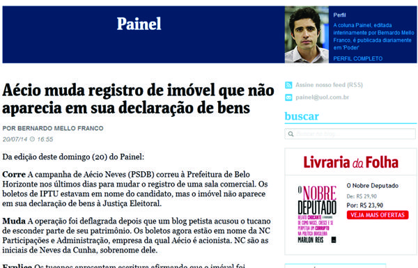 painel folha